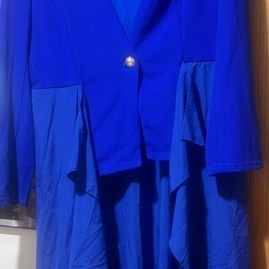 Elegant Blue Women's Jacket